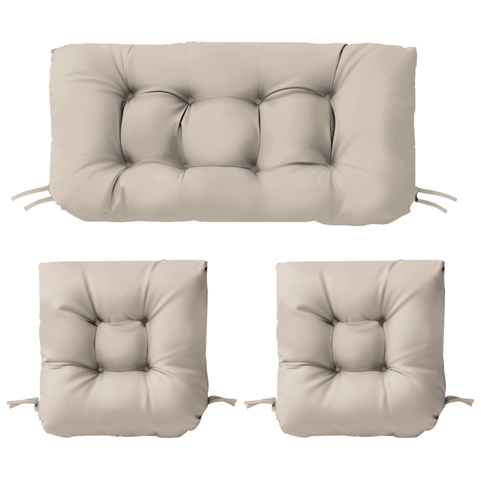 3 Piece Wicker Cushion Setnull