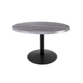 thumbnail image 1 of Indoor/Outdoor 30" Tall OD214 Black Table Base with 22" Diameter Foot and 36" Diameter Indoor/Outdoor Greystone Top by the Holland Bar Stool Co., 1 of 5
