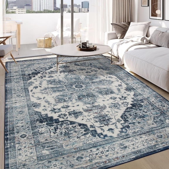 4x6 Portia Indoor/Outdoor Rug, Easy-Clean, Non-Shedding, for Bedroom, Living Room, Patio, Deck, Stylish & Durable Floor Decor