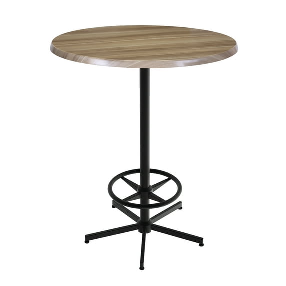 42" Tall OD214 Indoor/Outdoor All-Season Table with 30" Diameter Greystone Top