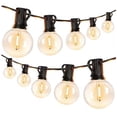 thumbnail image 1 of Indoor/Outdoor 50 ft. Plug-In Globe Bulbs Party LED Outdoor String Lights with 55 LED G40 Bulbs Included (5-Free Bulbs), 1 of 6
