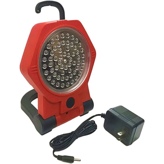 Indoor/Outdoor 60 LED Rechargeable Magnetic Work Light with Stand (3 Settings)