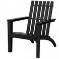 thumbnail image 1 of Indoor/Outdoor Acacia Wood Adirondack Lounge Armchair - Black, 1 of 3