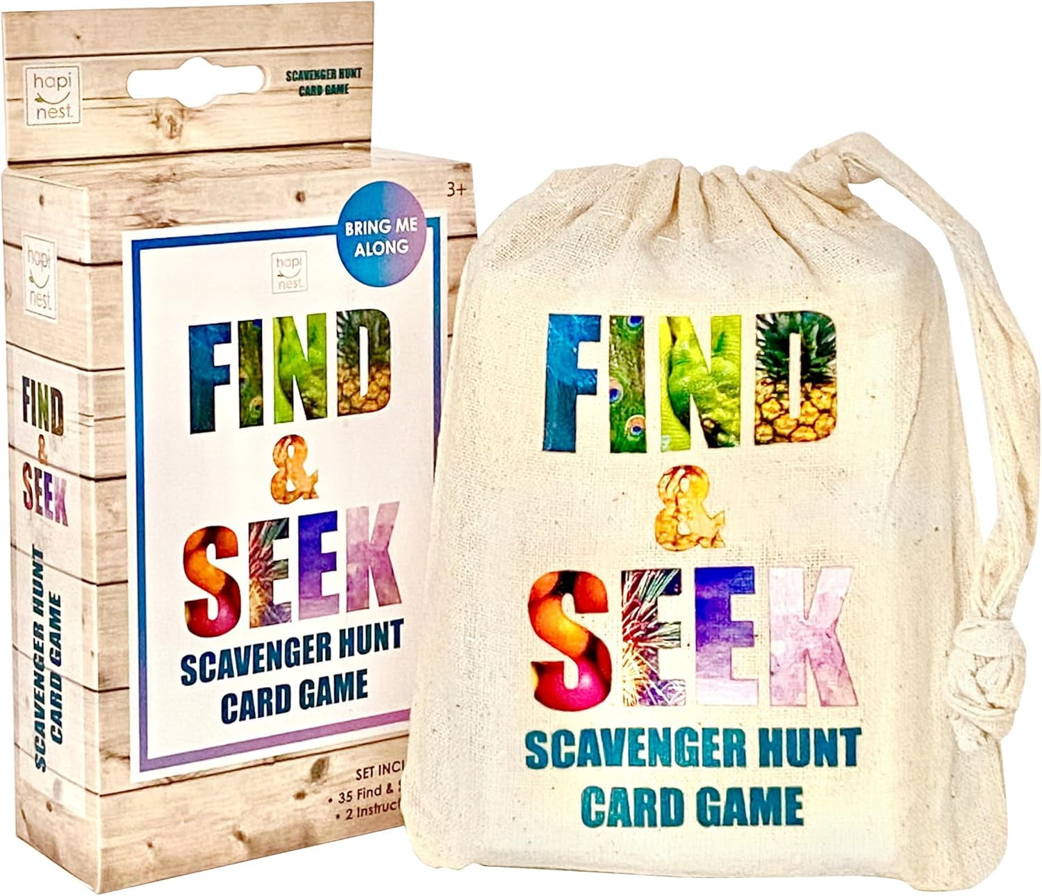 Indoor Outdoor Activities for Kids Toddler & Family, Beach Camping Travel Car Games for Road Trips, Kids Scavenger Hunt Game Age 3 4 5 6 Years Old & Up