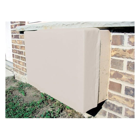 Indoor/Outdoor Air Conditioner Cover for , Hotpoint and Large Units - Width Range 25-1/2" to 26" & Height Range 15-1/4" to 15-3/4",