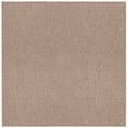 thumbnail image 1 of Indoor Outdoor Area Rug Beige - 6' Square, 1 of 5