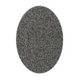 thumbnail image 1 of Indoor/Outdoor Area Rug with Rubber Marine Backing for Patio, Porch, Deck, Boat, Basement or Garage with Premium Bound Polyester Edges Grey 5'X8' Oval, 1 of 2
