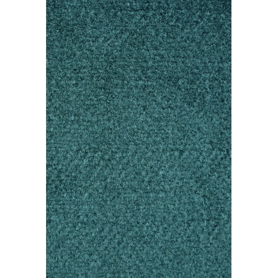Indoor/Outdoor Area Rug with Rubber Marine Backing for Patio, Porch, Deck, Boat, Basement or Garage with Premium Bound Polyester Edges Teal 5'X8'
