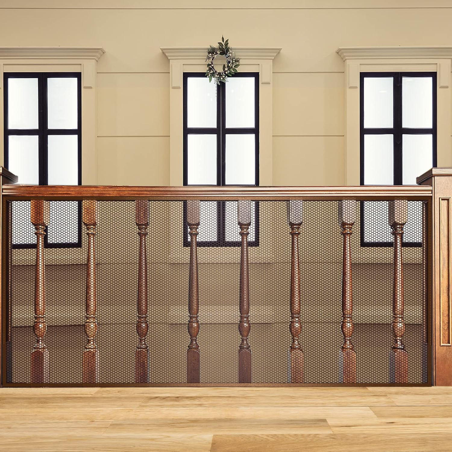 Indoor Outdoor Baby Safety Stair Railing Net Baby Proofing Stair