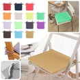 thumbnail image 1 of Indoor Outdoor Bar Stool Cushions,Non Slip Square Seat Pad with Straps,Waterproof Fade Resistant Small Metal Chair Cushion Cushion Only, 1 of 9