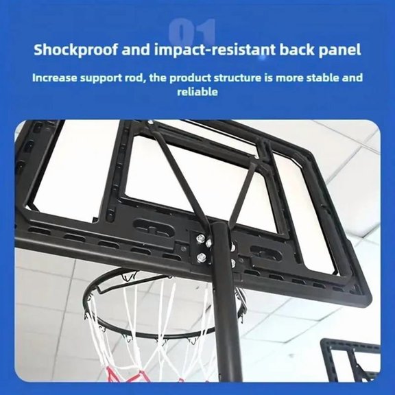 Indoor Outdoor Basketball Toy: Durable and Easy to Move