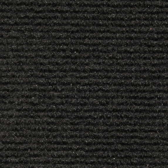 Indoor/Outdoor Carpet with Rubber Marine Backing - Black 6' x 50' - Several Sizes Available - Carpet Flooring for Patio, Porch, Deck, Boat, Basement or Garage