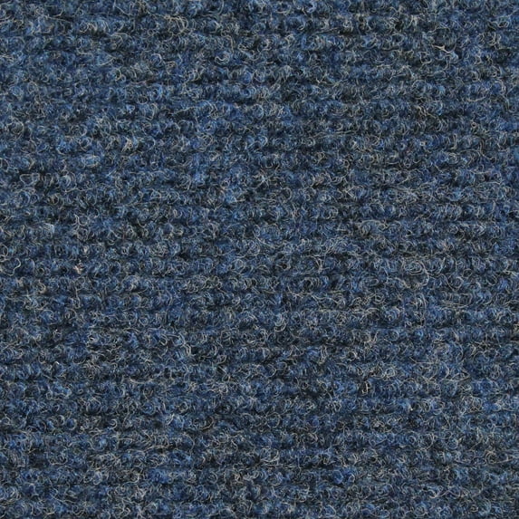 Indoor/Outdoor Carpet with Rubber Marine Backing - Blue 6' x 40' - Several Sizes Available - Carpet Flooring for Patio, Porch, Deck, Boat, Basement or Garage