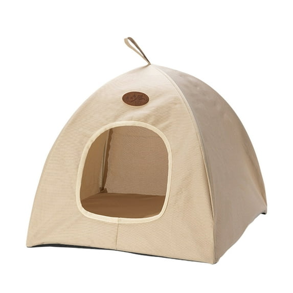 Indoor/Outdoor Cat Sleeping Tent, Premium Nylon Cat Dog Sleeping Beds, 13.78 inch