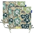 thumbnail image 1 of Indoor/Outdoor Chair Cushions Set of 2 Chair Pads Water Resistance Square Corner Outdoor Cushions for Furniture -  Chair Cushions with Ties (Cabbage,17''x 17'',Set of 2), 1 of 11