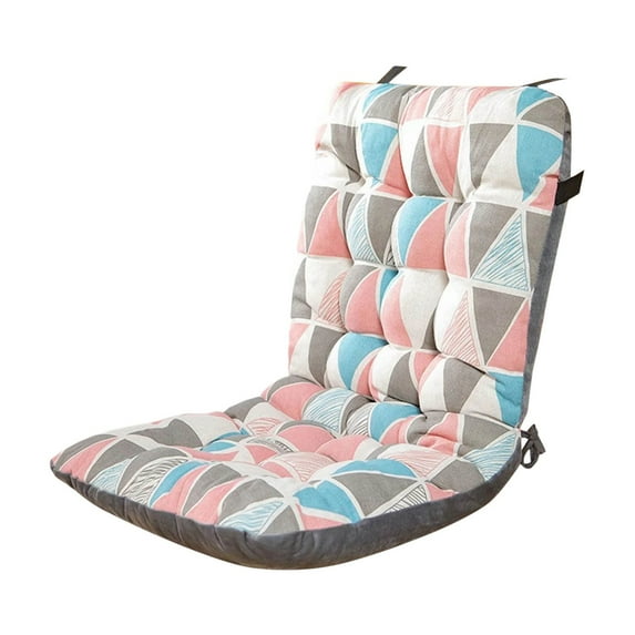 Indoor Outdoor Chair Pads Cushion, High Back Chair Cushions, Dining -Kitchen -Office Chair Seat Cushion with Ties Thickened One-Piece Outdoor Indoor Furniture Chair Seat Cushion
