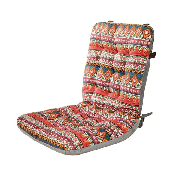 Indoor Outdoor Chair Pads Cushion, High Back Chair Cushions, Dining -Kitchen -Office Chair Seat Cushion with Ties Thickened One-Piece Outdoor Indoor Furniture Chair Seat Cushion