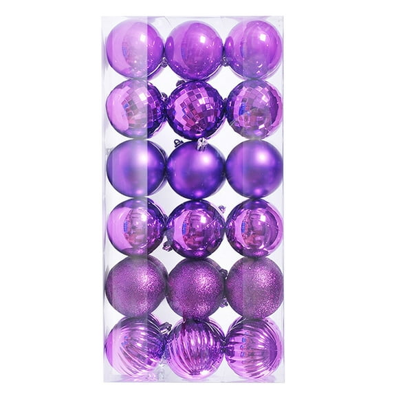 Indoor Outdoor Christmas Decorations 36PCS Christmas Xmas Tree Ball Bauble Hanging Home Party Ornament Decor 3CM Christmas Decorations Outside for Christmas Party Home Decorations