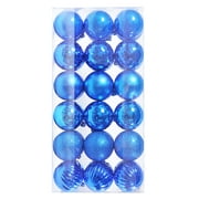 Indoor Outdoor Christmas Decorations 36PCS Christmas Xmas Tree Ball Bauble Hanging Home Party Ornament Decor 3CM Christmas Decorations Outside for Christmas Party Home Decorations