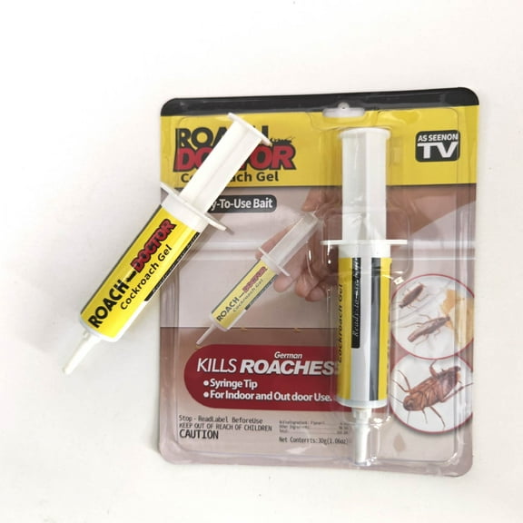 Indoor & Outdoor Cockroach Trap, Quickly Controls All Types of Cockroaches,1.06 oz 30 gm 4 Tubes