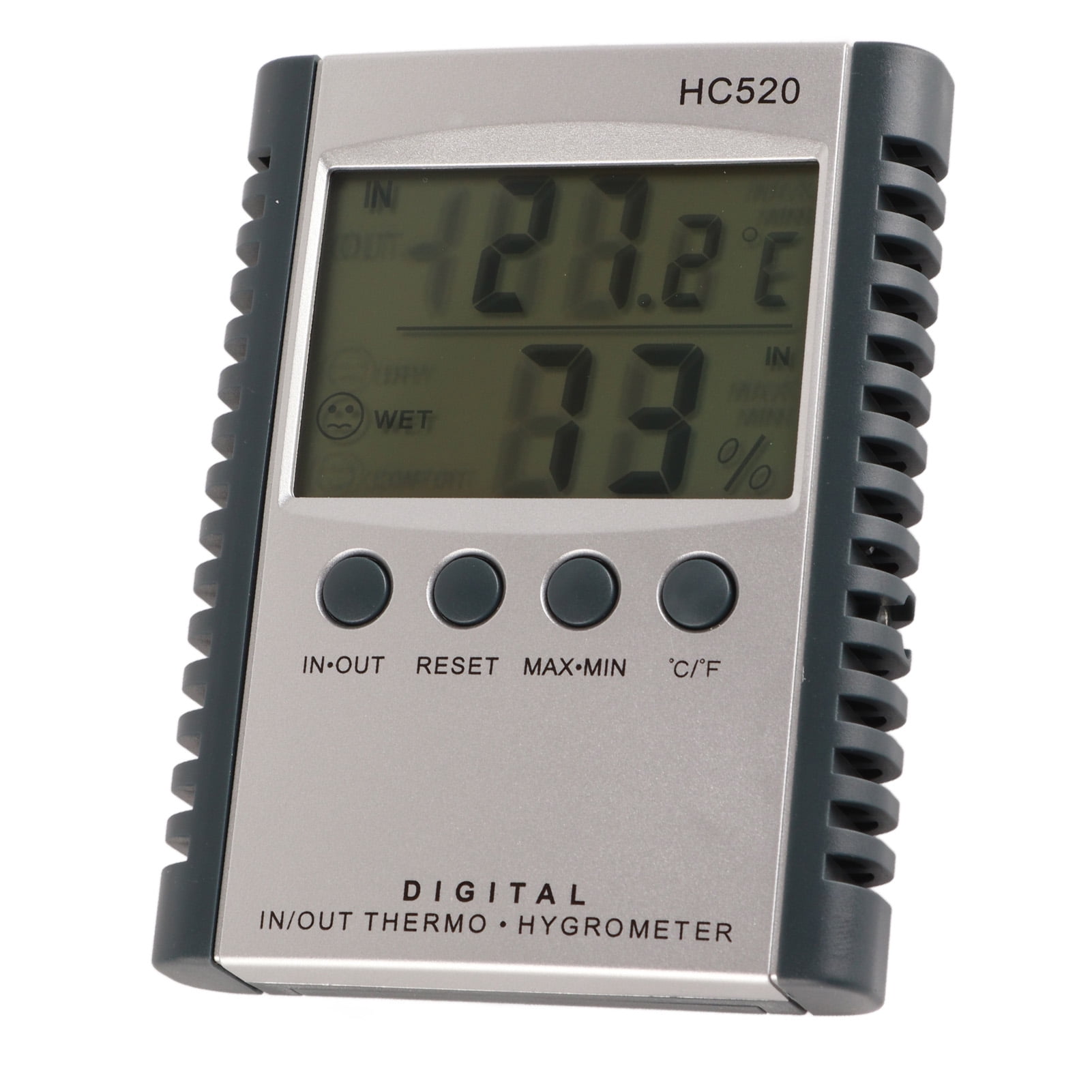 Indoor Outdoor Digital Hygrometer,LCD Display Temperature And Humidity