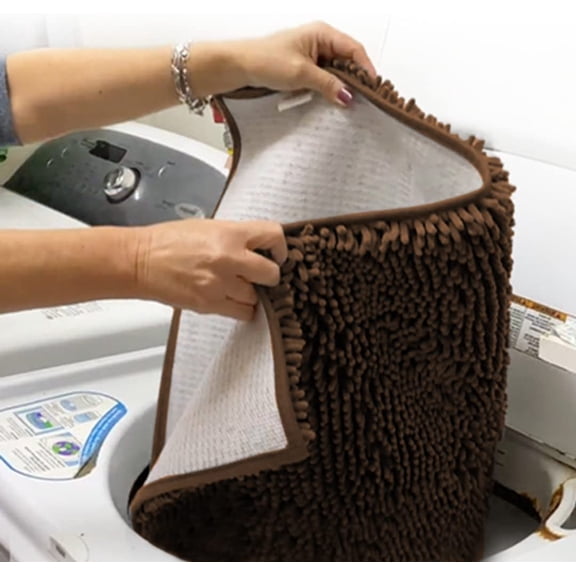 Indoor Outdoor Dog Mat 59x24 – Super Absorbent Microfiber Rug, Non-Slip & Machine Washable, Quick Dry Pet Door Carpet for Muddy Paws