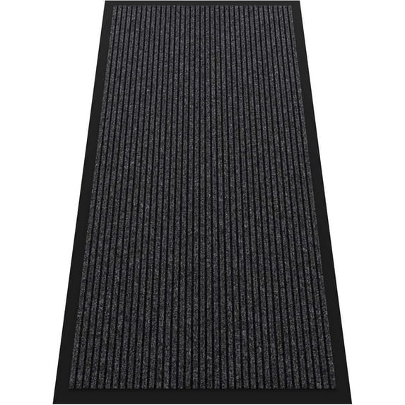 Indoor Outdoor Door Mat, 4’ x 2' Doormat for Entryway, Rubber Backing Non Slip Front Door Mat Outside Entrance, Super Absorbent Commercial Floor Mat for Home Office