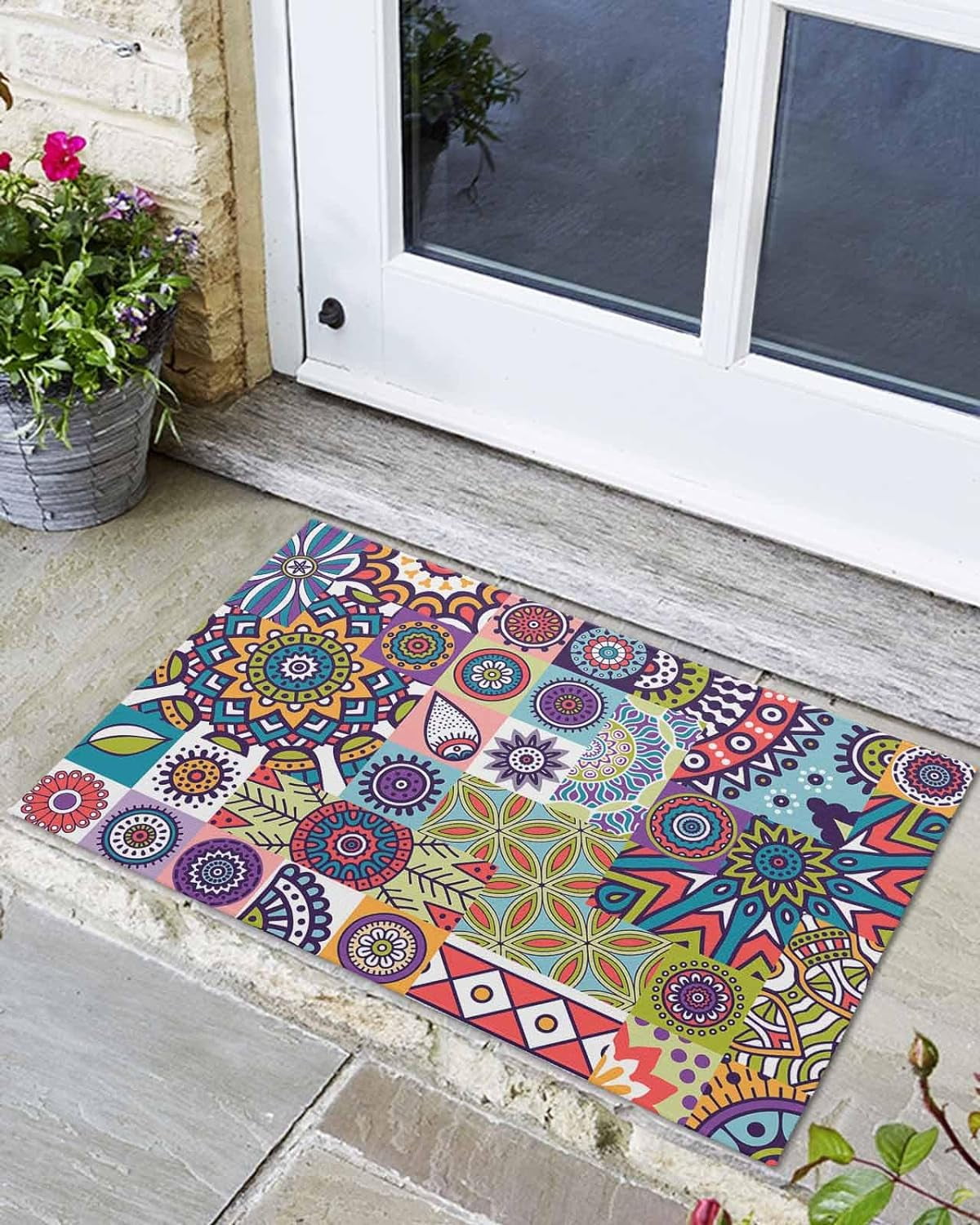 Indoor Outdoor Door Mat Mats Non Slip Rubber Entryway Mats