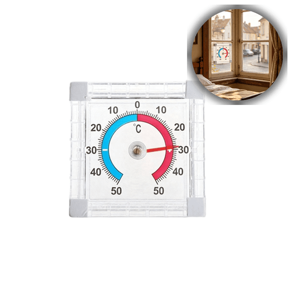 Indoor & Outdoor Dual-Use Analog Thermometer Gauge  Perfect for Greenhouse, Patio, Garage, RV, and Home Temperature Monitoring
