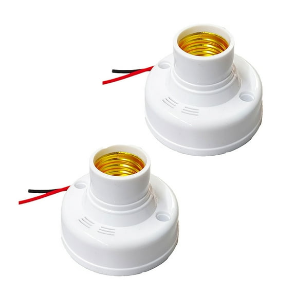 Indoor Outdoor E27 Sensors Light Socket for Home Safety Easy Installation
