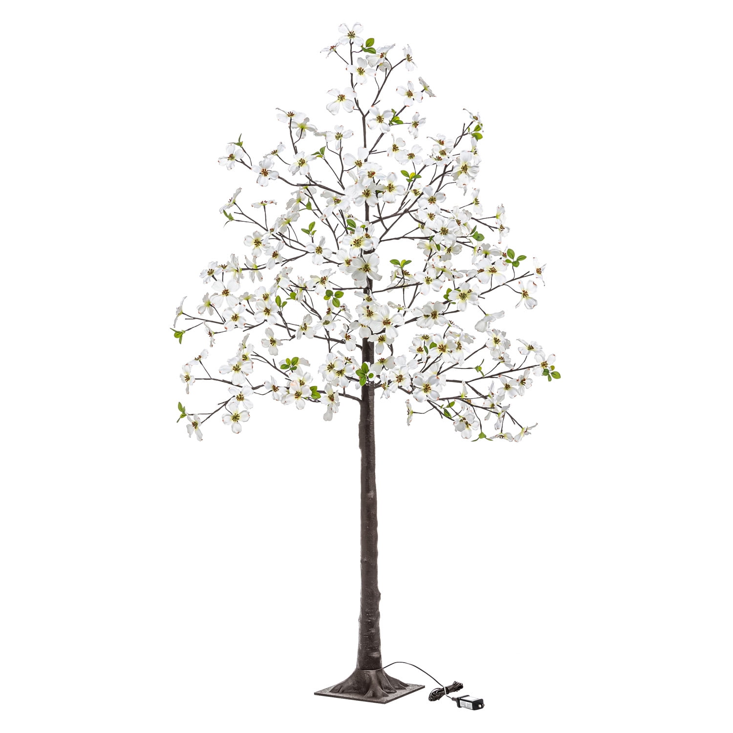 Indoor/Outdoor Electric Lighted Faux Dogwood Tree 6' Tall
