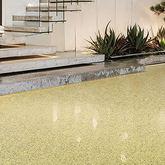 Indoor/Outdoor Epoxy Sand Paint â Water-Based High Gloss Finish, Non- Textured Coating for Concrete, Tile & Countertop Refinishing