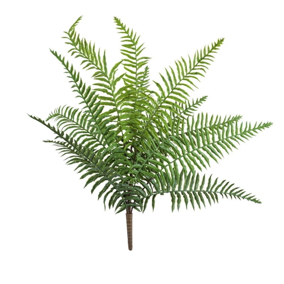 Indoor Outdoor Fern Decoration Lifelike Durable No Maintenance Adjustable Shape Add Greenery