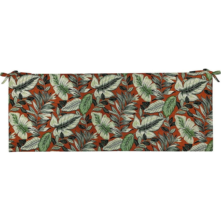 Indoor Outdoor Foam Bench Cushion With Ties 38 X 18 X 3 Goldcoast Blue Walmart