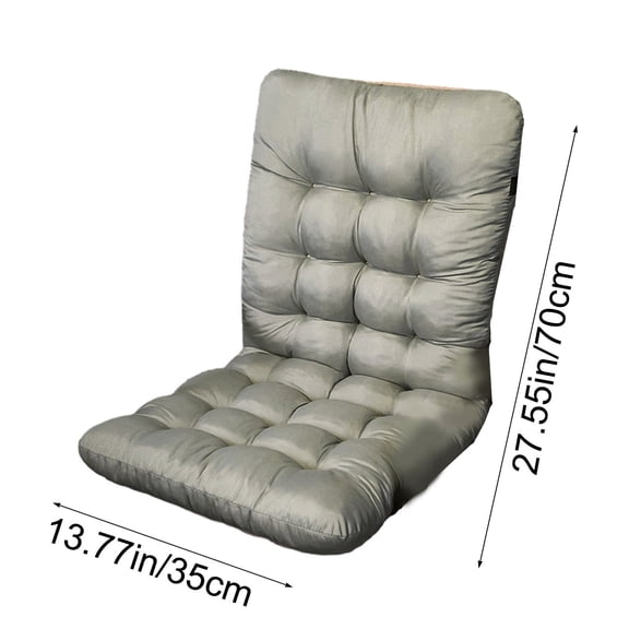 Indoor/Outdoor High Back Chair Cushion,Spring/Summer Seasonal All Weather Replacement Cushions,Seat Cushions for Home Use,Tufted Cushions,27 Inch