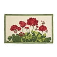 thumbnail image 1 of Indoor/Outdoor Hooked Rug, Geranium Rug 24"x42", 1 of 5