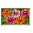 Indoor/Outdoor Hooked Rug, Zinnia 42