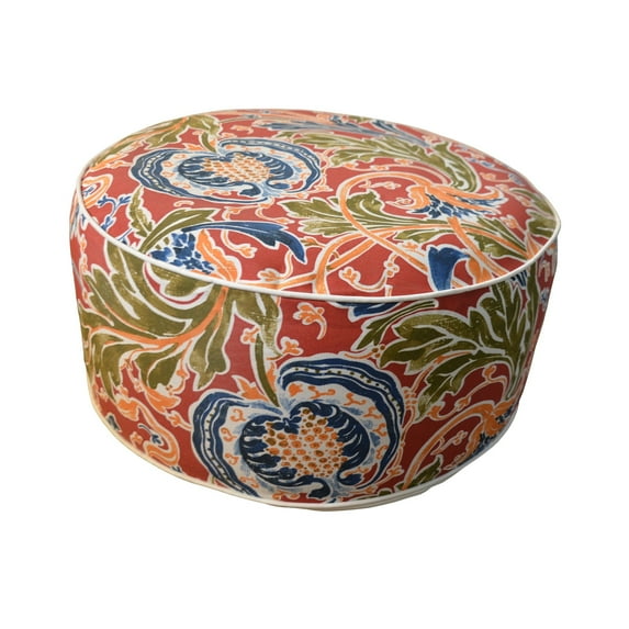 Indoor/Outdoor Inflatable Stool Ottoman Meridian Red