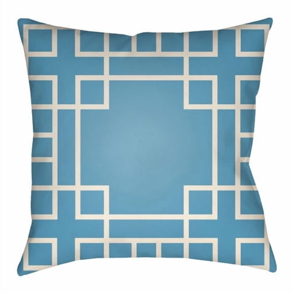 Indoor Outdoor LTCH1138-2222 Square 22" x 22" Pillow Cover + Polyfill