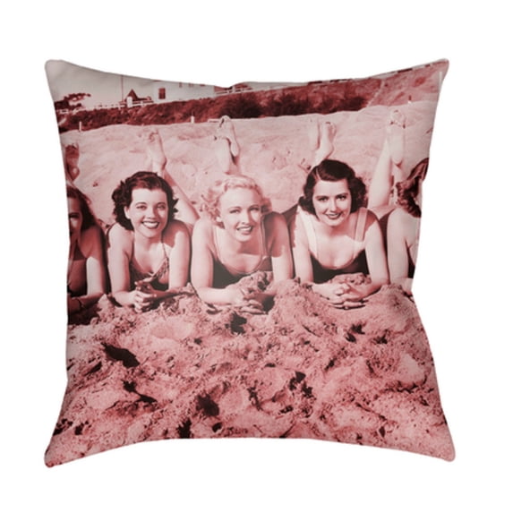 Indoor Outdoor LTCH1458-2626 Square 26" x 26" Pillow Cover + Polyfill