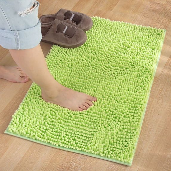 Indoor Outdoor Mat Cozival Indoor/Outdoor Door Mat - Washable & Dirt-Resistant, Heavy-Duty Absorbent Anti-Slip Rug for Entryway, Patio, and Garage, Washable Anti-Slip Rug, Green