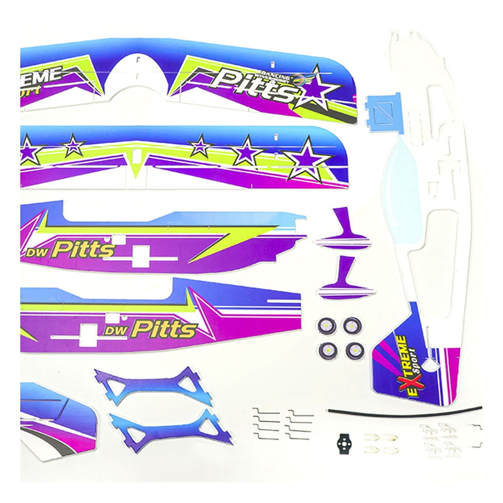 Indoor/Outdoor PP Foam Sport 3D Biplane 450mm Wingspan Lightest RC