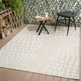 thumbnail image 1 of Indoor/Outdoor Pebbles Area Rug 5x7 - Beige / White - WKK20701, 1 of 3