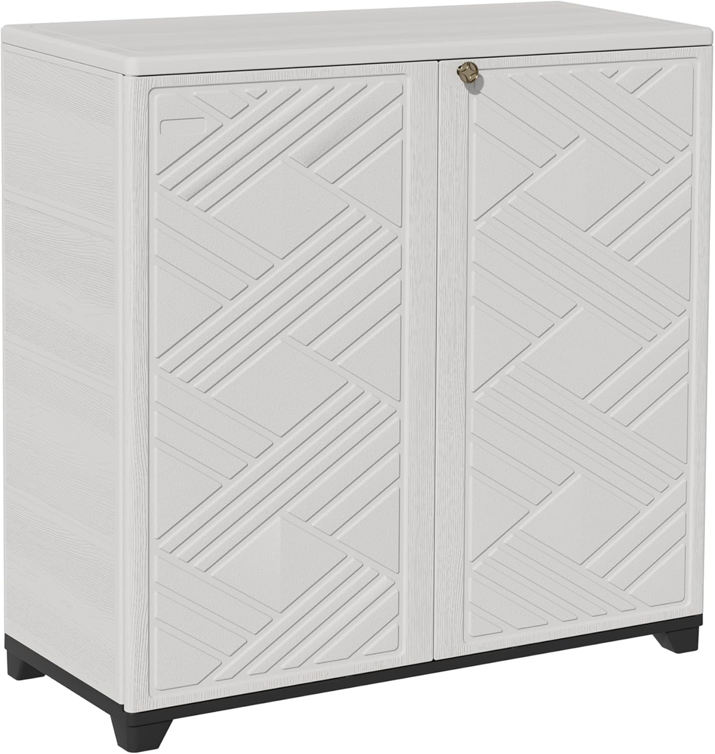 Indoor Outdoor Plastic Storage Cabinet 34\, image size:1423x1500