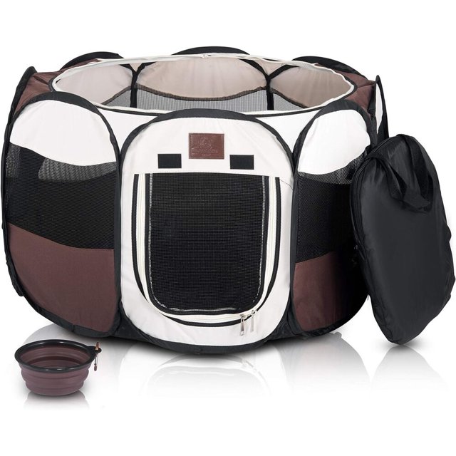 Indoor/Outdoor Playpen for Dogs & Cats Portable & Easy to Set Up