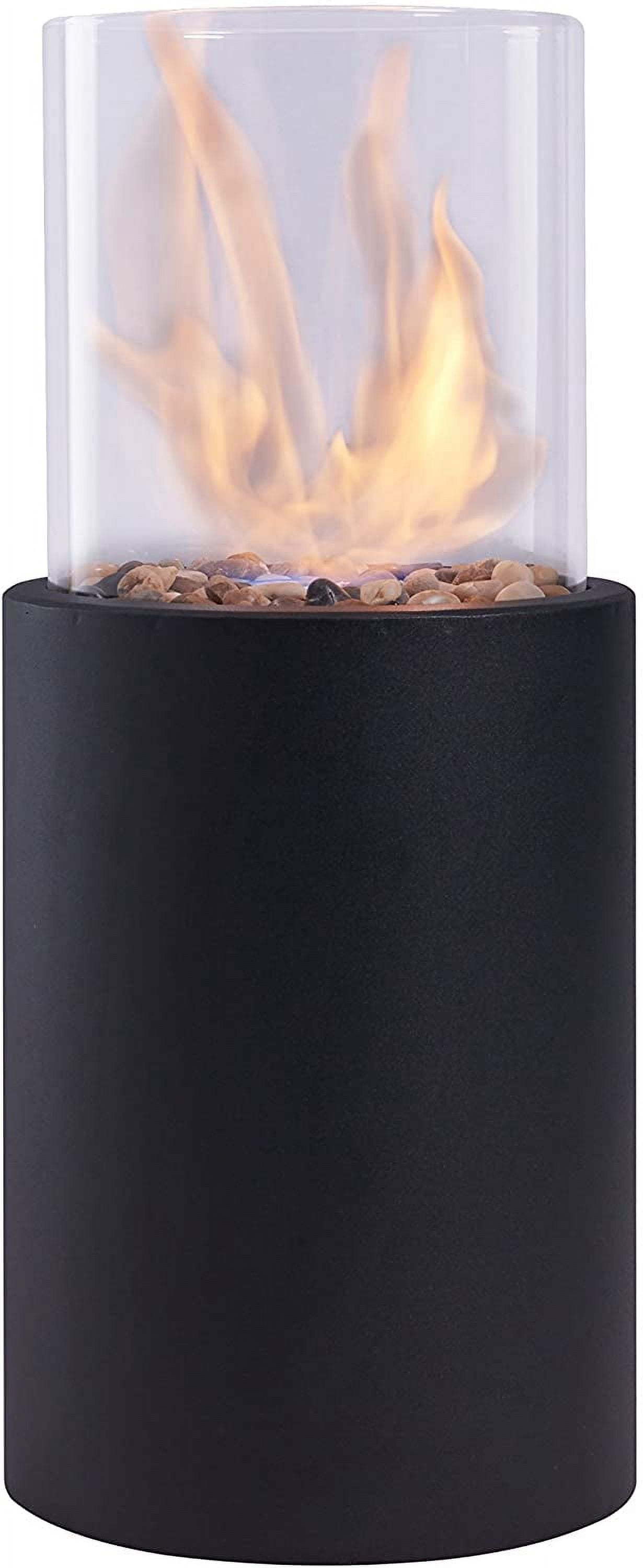 Indoor/Outdoor Portable Tabletop Fire Pit – Clean-Burning Bio Ethanol Ventless Fireplace - Large