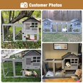 Indoor Outdoor Rabbit Hutch, Large Bunny Cage Small Animal Houses & Habitats, Guinea Pig Cage