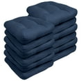 thumbnail image 1 of Indoor-Outdoor Reversible Patio Seat Cushion Pad 12 Pack - Navy 19" x 19", 1 of 5