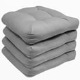 thumbnail image 1 of Indoor-Outdoor Reversible Patio Seat Cushion Pad 2-4-6-12 Pack 19" x 19" Silver, 1 of 4