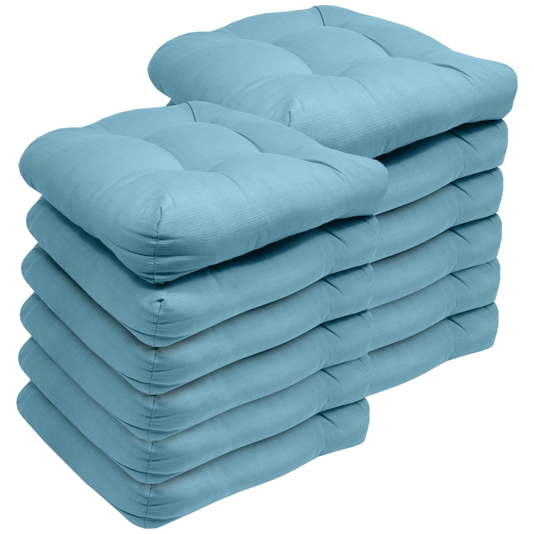 NIP Set Of (2) Reversible IndoorOutdoor Seat Cushions
